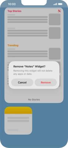 Press Remove.