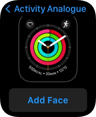 Press Add Face.