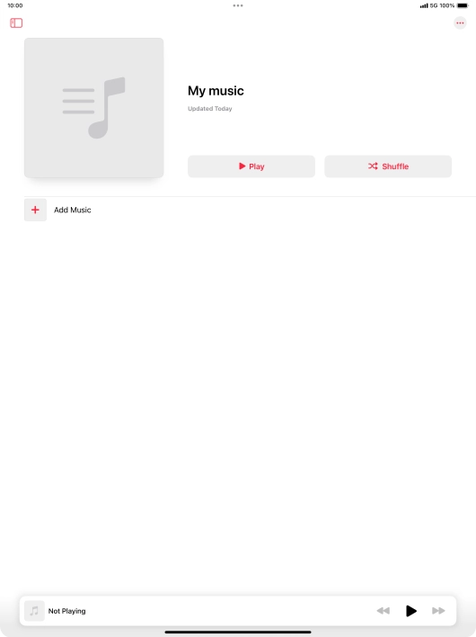 Press Add Music.