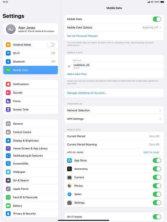 Slide your finger upwards starting from the bottom of the screen to return to the home screen.