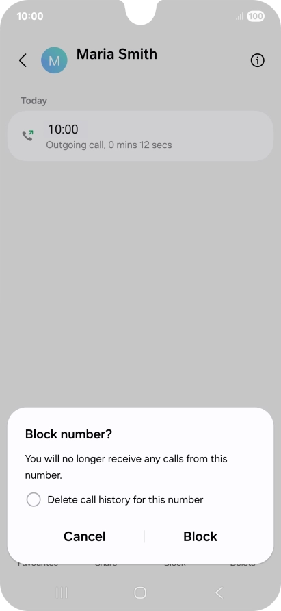 Press Block.
