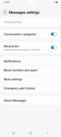 Press More settings. Press More settings.