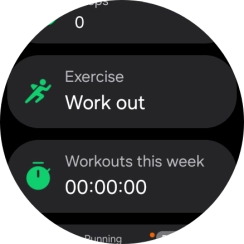 Press Work out.