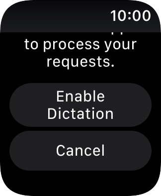 Press Enable Dictation. Press Enable Dictation.