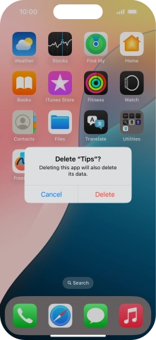 Press Delete.