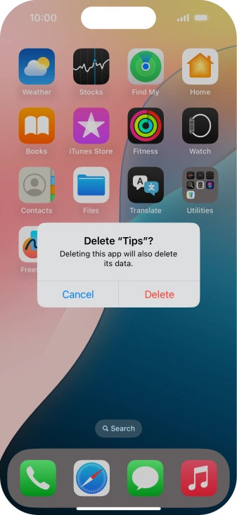 Press Delete.