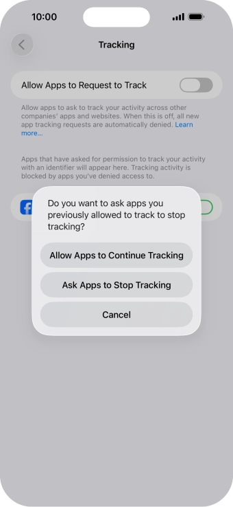 If you turn off the function, press the required setting. If you turn off the function, press the required setting.