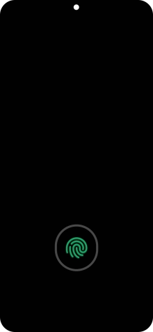 Place your finger on the fingerprint sensor to unlock your phone. Place your finger on the fingerprint sensor to unlock your phone.