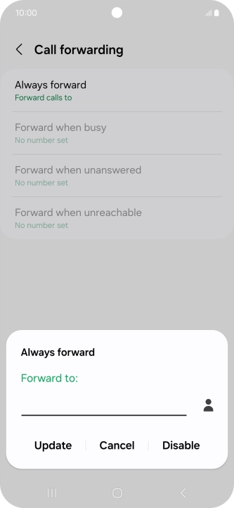 Press Disable.