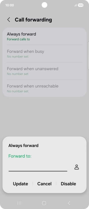 Press Disable. Press Disable.