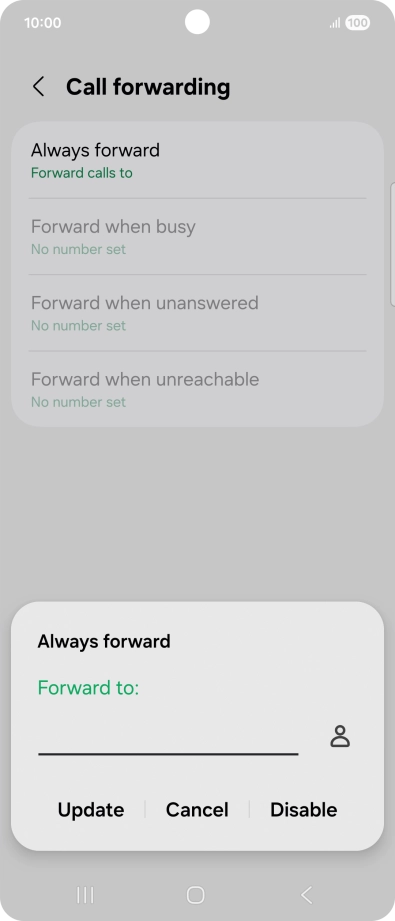 Press Disable. Press Disable.