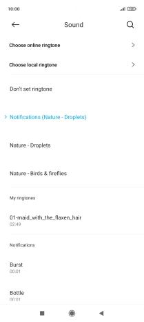 Press the required message tones to hear them.