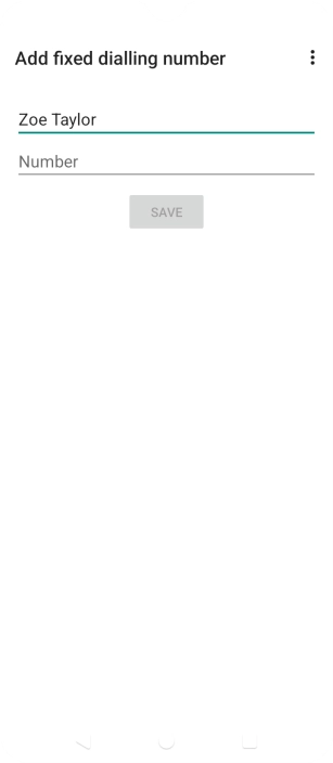 Press Number and key in the required phone number. Press Number and key in the required phone number.