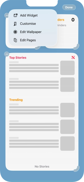 Press Add Widget.
