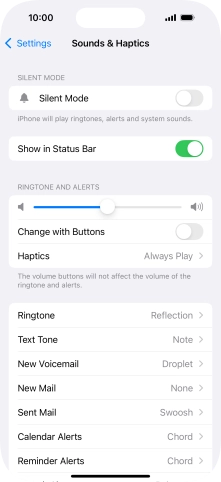 Press Ringtone.