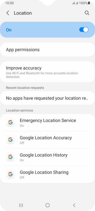 Press App permissions.