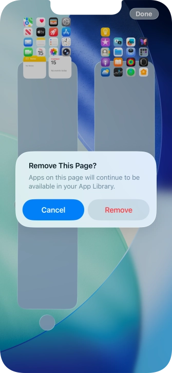 Press Remove.