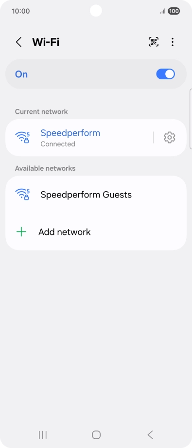 Press the Home key to return to the home screen.