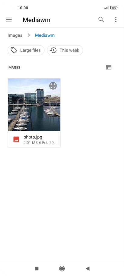 Press the required picture. Press the required picture.