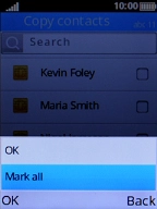 Select Mark all.