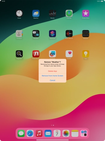 Press Delete App.