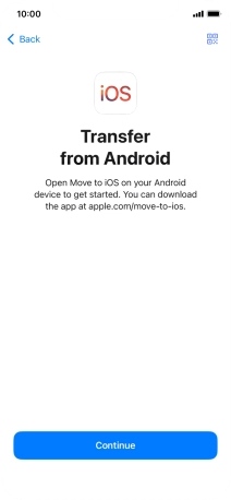 To transfer content to your phone, you need to install the app To transfer content to your phone, you need to install the app