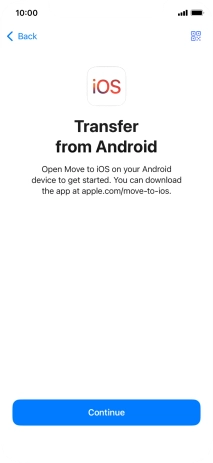 To transfer content to your phone, you need to install the app To transfer content to your phone, you need to install the app
