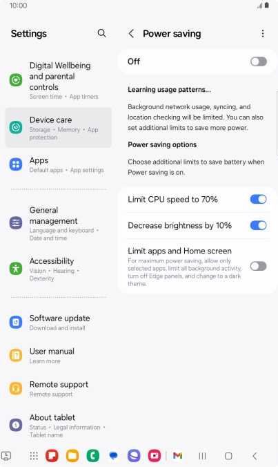 Press the indicators next to the required settings. Press the indicators next to the required settings.