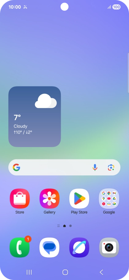 The missed calls icon shows that you have one or more missed calls.