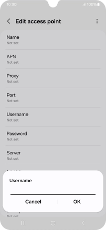 Key in wap and press OK. Key in wap and press OK.