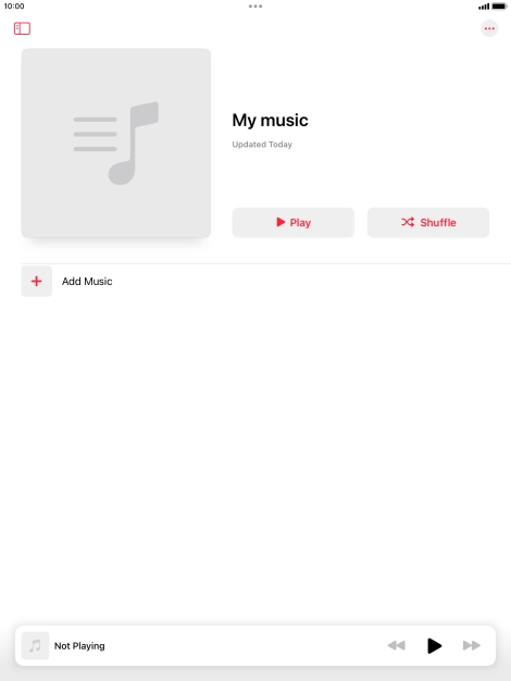 Press Add Music.