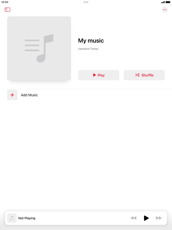 Press Add Music.