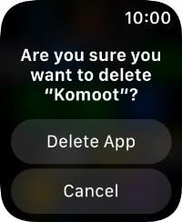 Press Delete App.