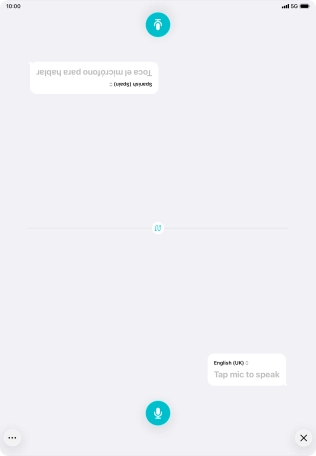 Press the end icon to end two-way view. Press the end icon to end two-way view.
