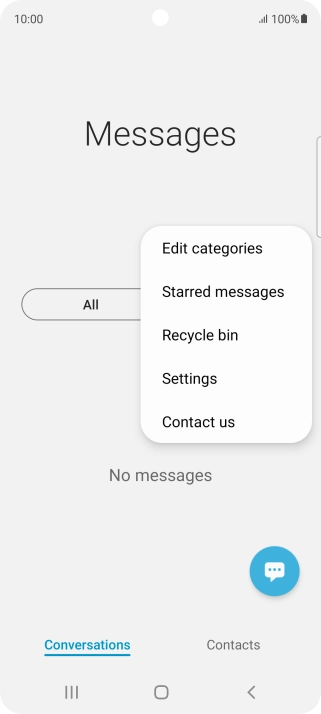 Press Settings.