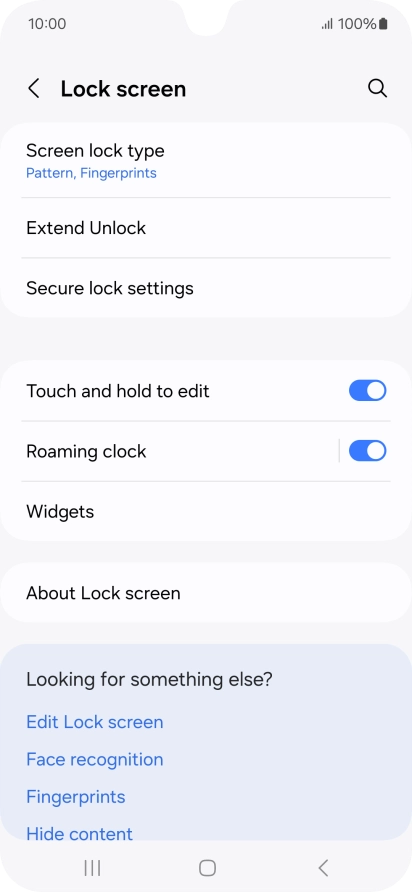 Press Screen lock type and key in the additional phone lock code you created earlier. Press Screen lock type and key in the additional phone lock code you created earlier.