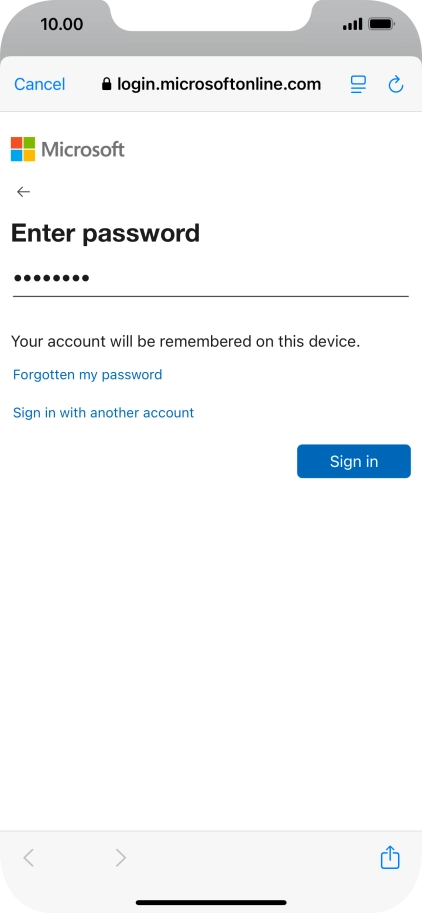 Press Sign in. Press Sign in.
