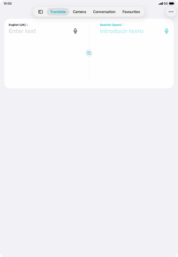 Press the first drop down list.