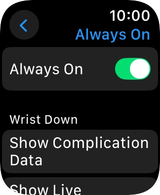 Press the indicator next to Press the indicator next to