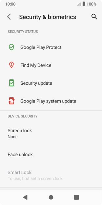 Press the Home key to return to the home screen.