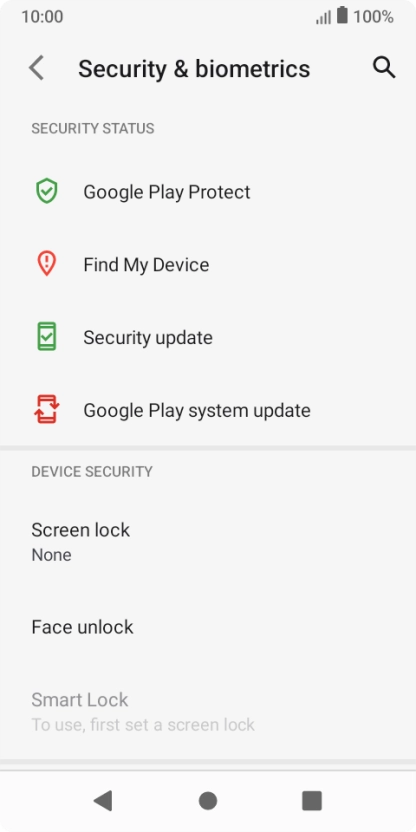 Press the Home key to return to the home screen.
