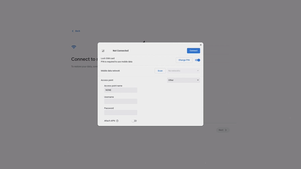 Click Connect.