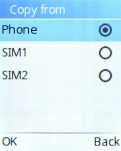 Select SIM. Select SIM.