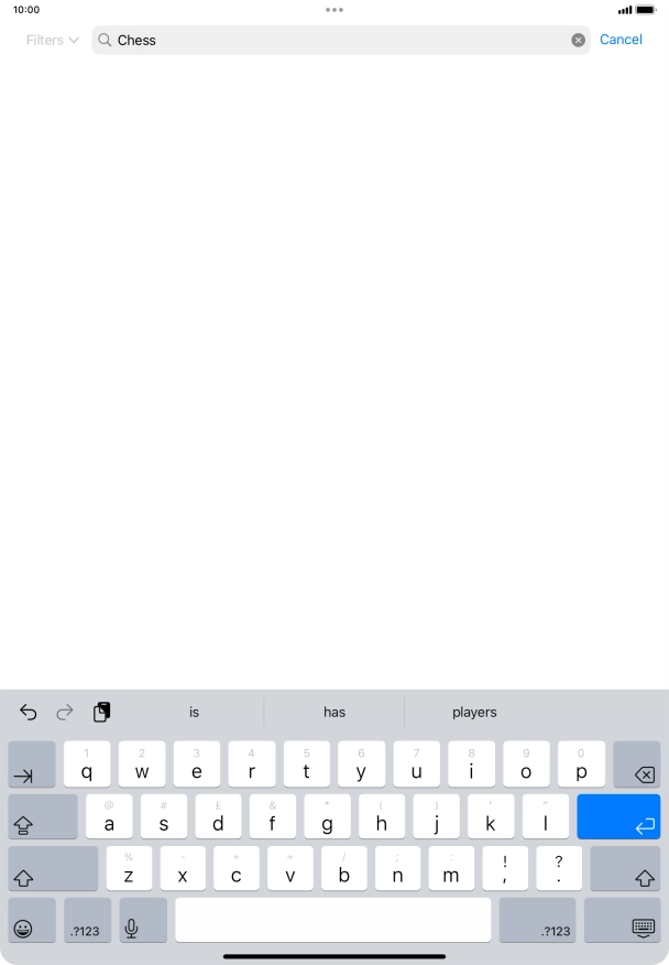 Key in the name or subject of the required app and press enter. Key in the name or subject of the required app and press enter.