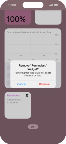Press Remove.