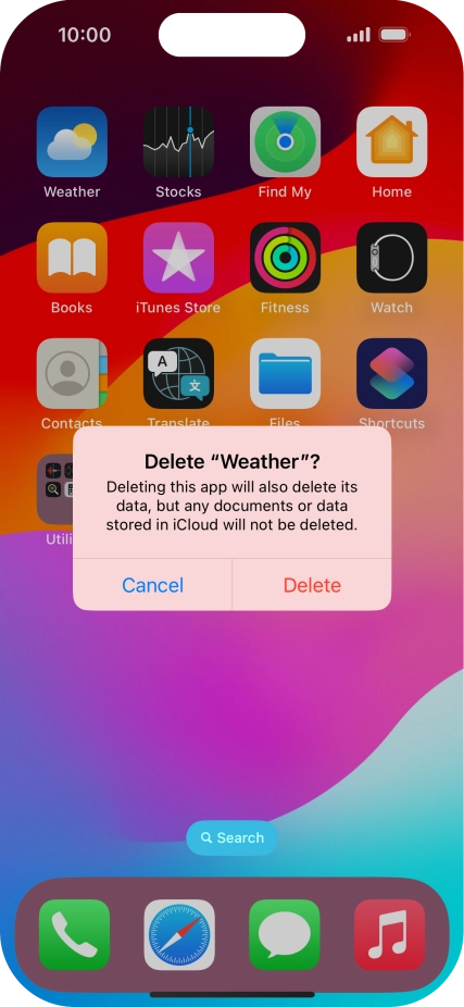 Press Delete.