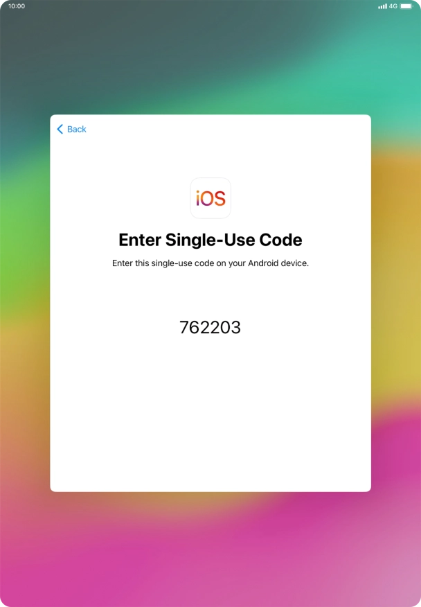 Follow the instructions on the screen and in the 