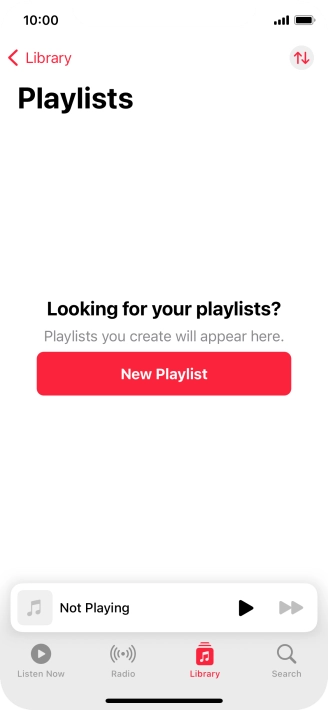 Press New Playlist.