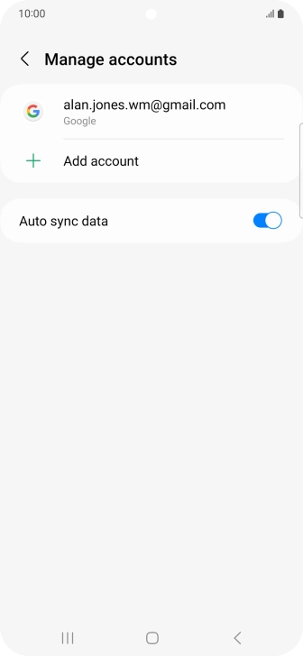 Press the Home key to return to the home screen.