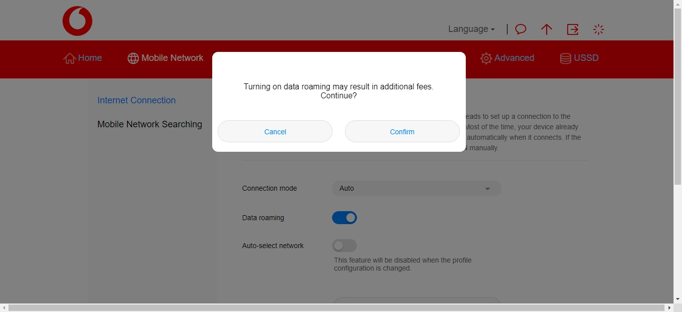 Click Confirm.